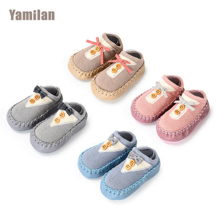 Importé - Lot de 2 paires de Chaussons Bébé/Enfants Antidérapant de 0 à 3 ans