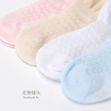 Importé - Lot de 3 Paires de Chaussette Longues pour Bébé en Coton