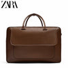 Importé - ZARA NEW - Sac A Main Porte-Documents Hommes - Marron