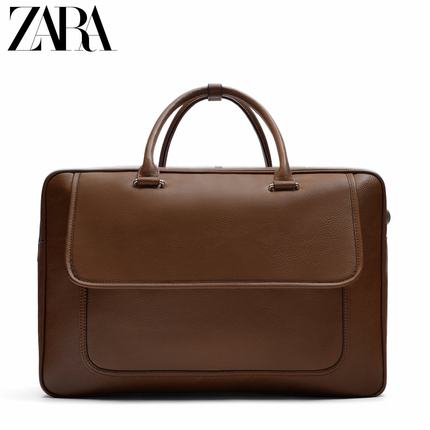 Importé - ZARA NEW - Sac A Main Porte-Documents Hommes - Marron