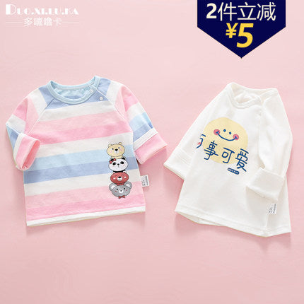 Importé - T-shirt Bébé Décontracté Manche Longue En Coton 100%