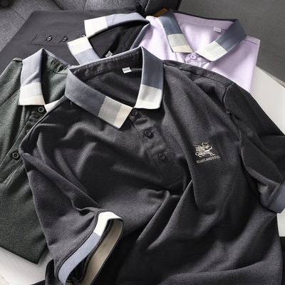 Importé - Polo Homme Coton Décontracté Manche Courte