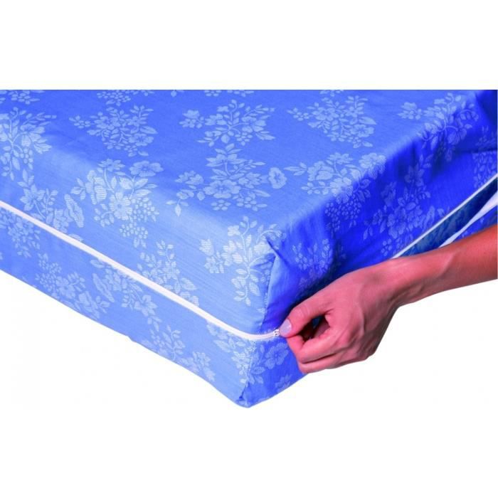 HOUSSE DE MATELAS – DAMASSE FERMETURE A GLISSIERE