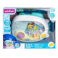 VEILLEUSE DE NUIT MARINE APAISANTE-3EN1 WINFUN+0MOIS