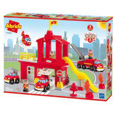 Jeu de Construction Grande Caverne de Pompier Abrick+18mois