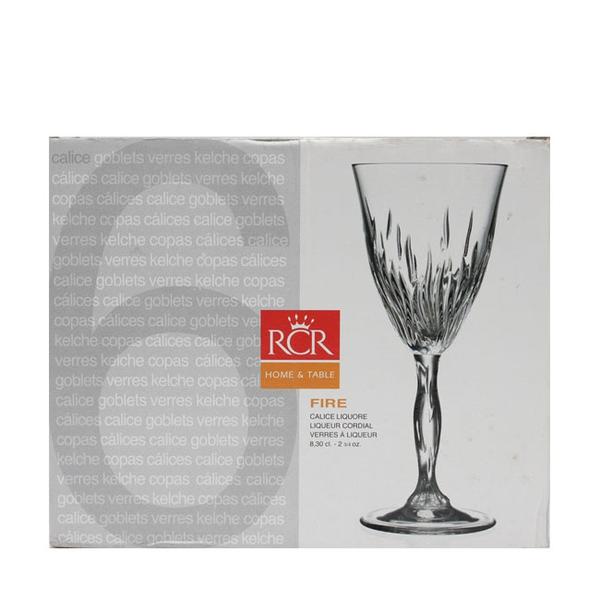 Verre a liqueur 6 pièces transparent Crystal Glass