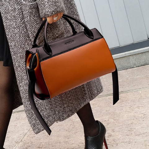 Importé - Sac a main Denim bi-color pour Femme