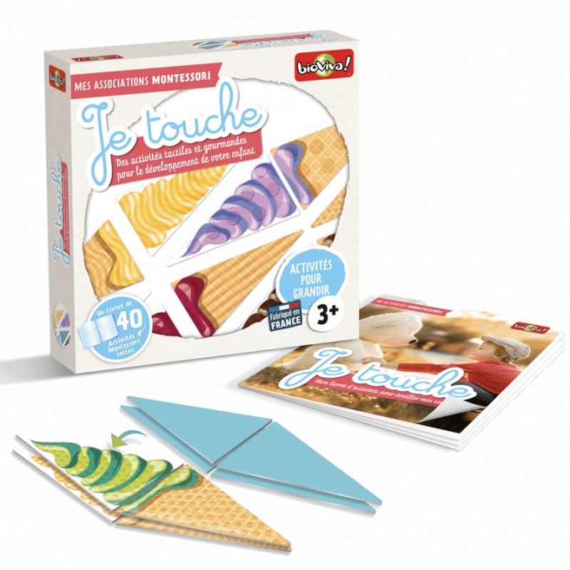Jeu je touche mes associations Montessori 40 activites+3ans