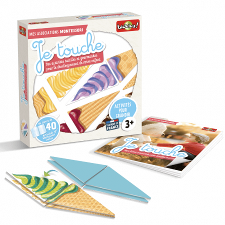 Jeu je touche mes associations Montessori 40 activites+3ans