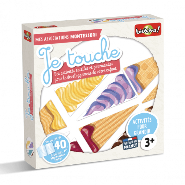 Jeu je touche mes associations Montessori 40 activites+3ans