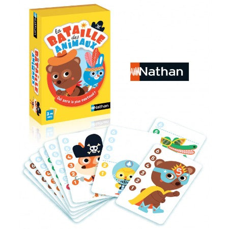 Jeu De Chiffres et D’Observation La Bataille Des Animaux 3-99ans