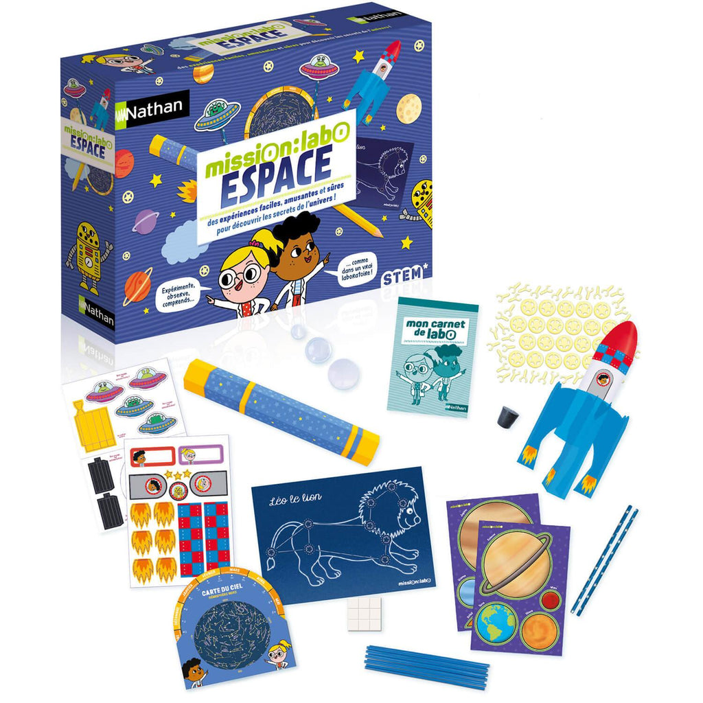 JEU MISSION LABO ESPACE+6ANS