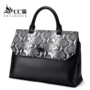 Importé - Grand Sac a main femme à motifs serpent