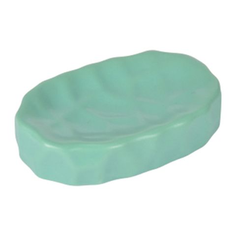 Porte Savon En Céramique Origami Vert Menthe-6ASB385VM