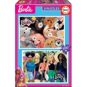 Puzzle-100 pcs-Barbie 2 images