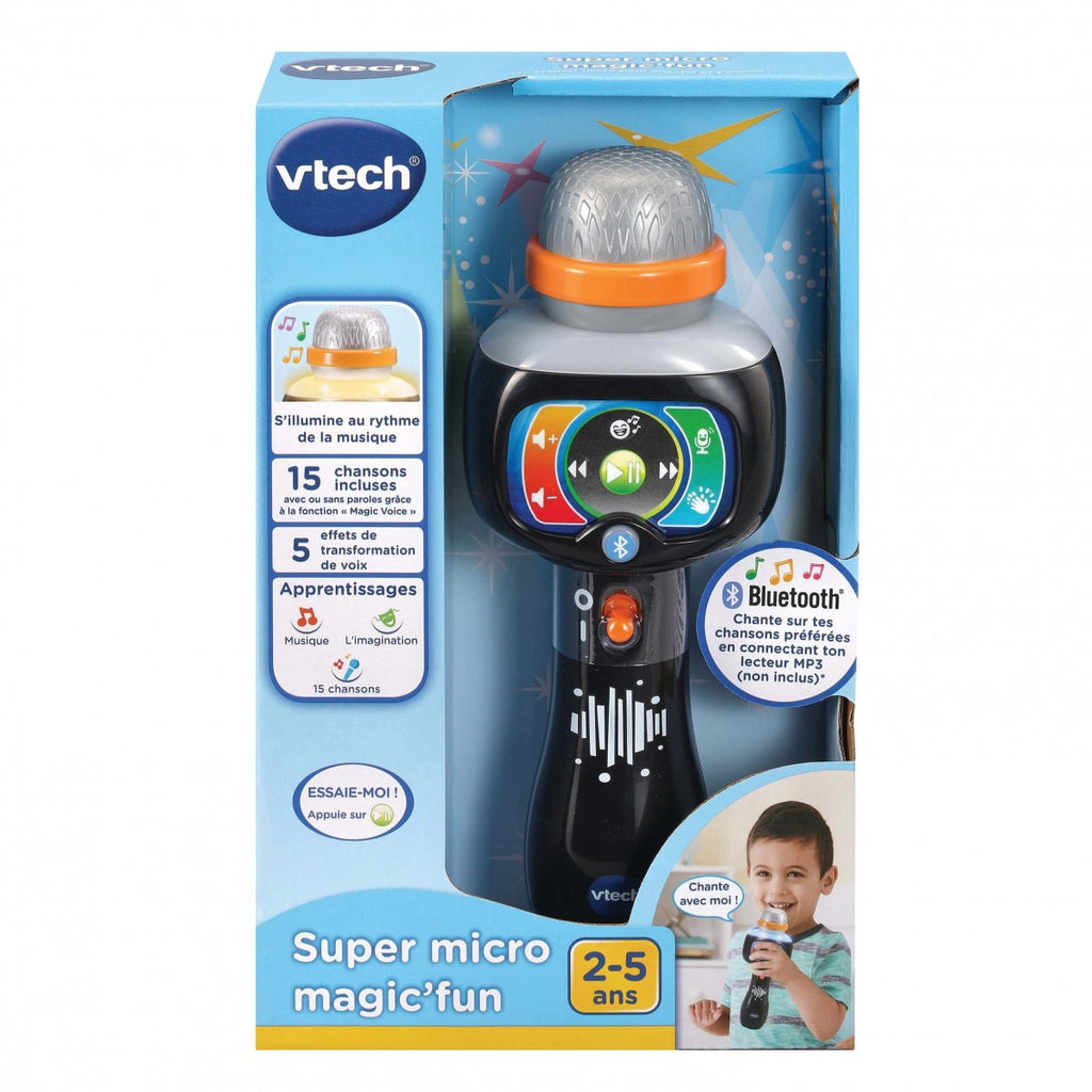 VTECH-SUPER MICRO MAGIQUE FUN MUSICAL NOIR+2ANS