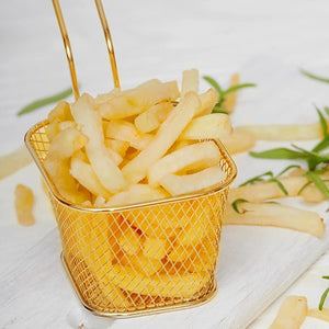 PANIER A FRITE EN METAL DORE-EXCELLENT HOUSEWARE