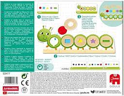 Jeu Oli Formes et Couleurs Chenille+2ans