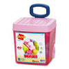Jeu Les Maxi-40pcs-Bloc De Construction Dans Trolley-Rose+1an