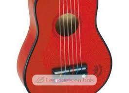 Guitare Acoustique En Bois-Rouge+3ans