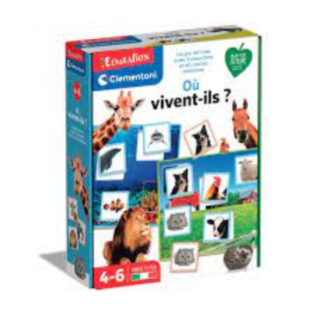 Jeu Educatif Ou Vivent-Ils?4-6ans