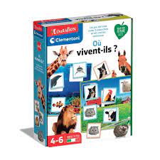 Jeu Educatif Ou Vivent-Ils?4-6ans