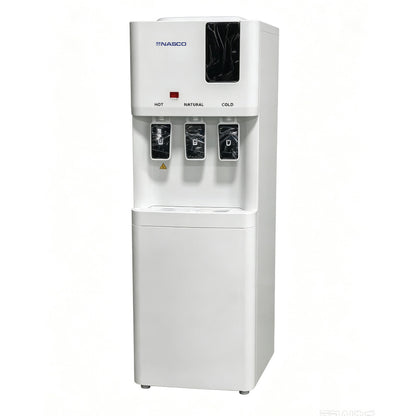 NASCO DISTRIBUTEUR D'EAU BLANC 3 ROBINETS- COMPRESSOR COOLING - KNAS-WD201-3V