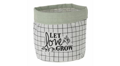 Cache Pot En Textile-21cm-Asst