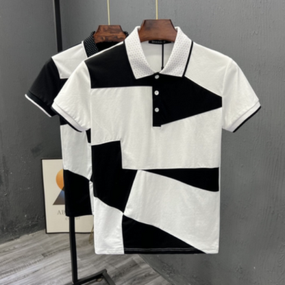 Importé - T-Shirt Polo Homme Demi-manches Décontracté