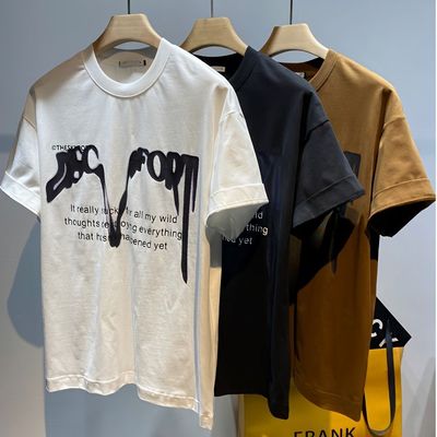 Importé - T-shirt Homme Imprimé Manche Courtes En Coton