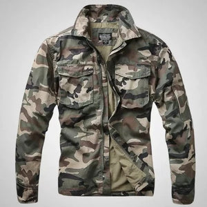 Importé - Jacket Camouflage Coton Lourd Homme Double Manche Longue