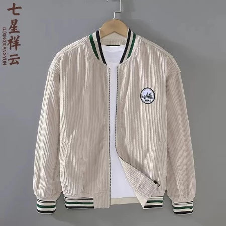 Importé -  Cardigan Pull Décontractée Homme En velours Col Monantes 100% Coton