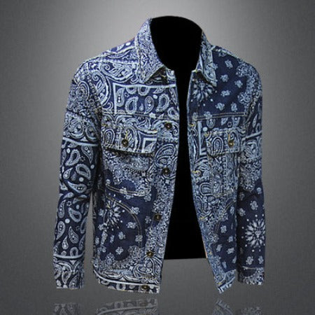 Importé - Jacket Homme Tendance Confortable Manches Longues En Jean Classique