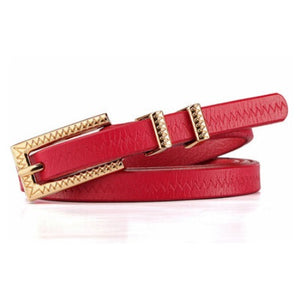 Importé - Ceinture Femme Décontractée 100% Cuir Véritable