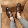 Importé - Chaussure Homme Moccasin Tendance Style Britannique En Cuir