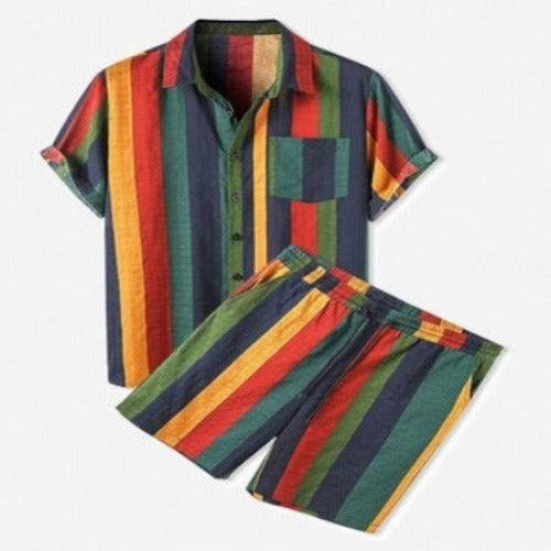 Importé - Ensemble Bermuda Homme Tendance 2 Pièces