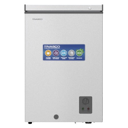 NASCO CONGELATEUR HORIZONTAL UNE PORTE 96L GRIS - NAS-150WA