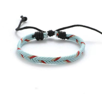 Importé - Bracelet Homme En Lin Tissées Et Nœuds Tendance