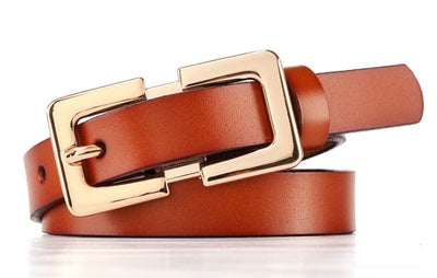 Importé - Ceinture Femme En Cuir Véritable