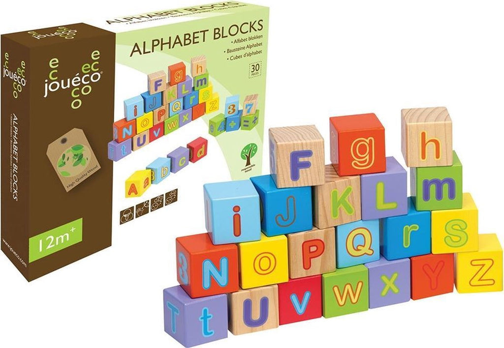 Bloc En Bois Alphabet-30pcs+1an