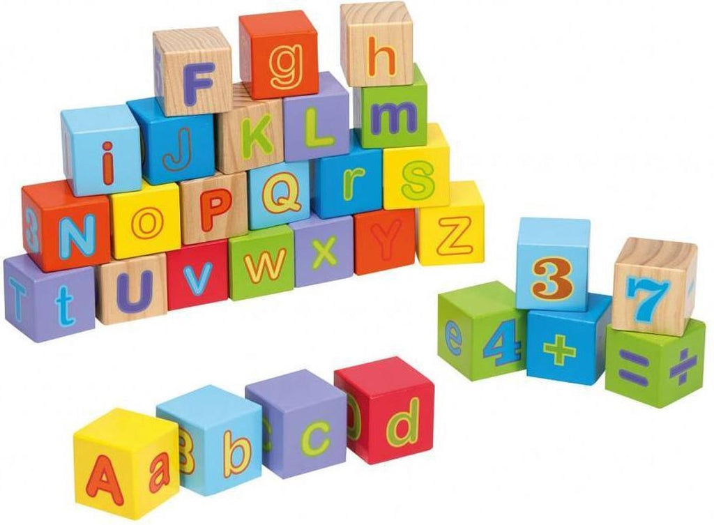 Bloc En Bois Alphabet-30pcs+1an