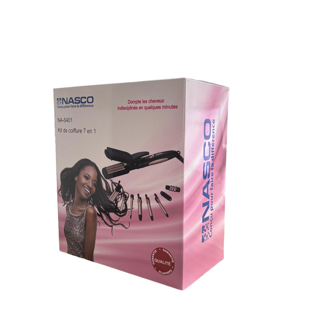 NASCO FER A LISSER KIT DE COIFFURE 7 EN 1 FER A LISSER - NA-6401