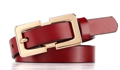 Importé - Ceinture Femme En Cuir Véritable