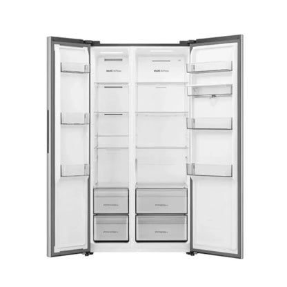 HISENSE REFRIGERATEUR AMERICAIN DEUX PORTES INVERTER 529LT DISTRIBUTEUR D'EAU - RS5P558NMSN