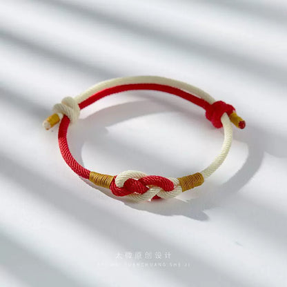 Importé - Bracelet Homme En Lin Tissées Et Nœuds Tendance