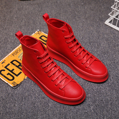 Importé - Chaussure Homme Baskets Montantes Tendance Cuir PU