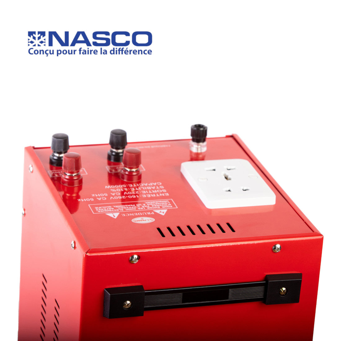 NASCO STABILISATEUR AUTOMATIQUE 3000VA COMPTEUR DIGITAL - NAS-5000VA-RR
