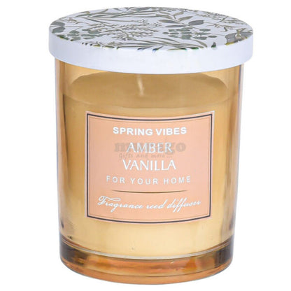 Bougie Parfumee-200g-dans Photophore en Verre ASST