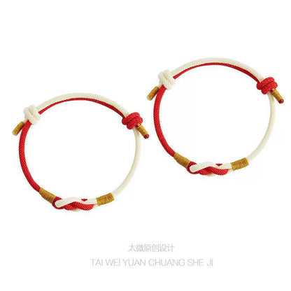 Importé - Bracelet Homme En Lin Tissées Et Nœuds Tendance