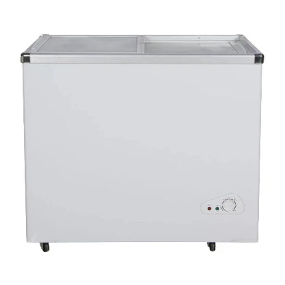 NASCO CONGELATEUR HORIZONTAL DEUX PORTES VITRE ECONOMIE D'ENERGIE- 355LT - NAS-FS355FL